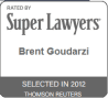 Brent Goudarzi Super Lawyers